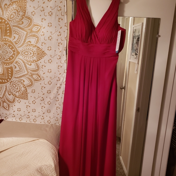 Red Bridesmaid Dress - Picture 2 of 16